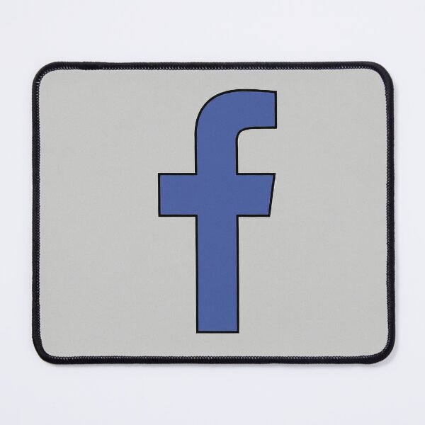 Item preview, A white background with a white letter f on it designed and sold by Omar-mo24.