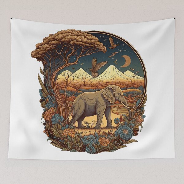Item preview, Across the Savannah: A Safari Story designed and sold by WildlifeSafari.