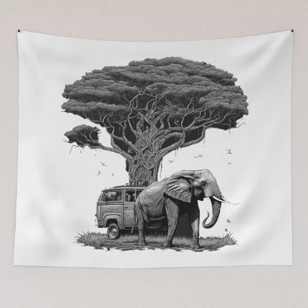 Item preview, Echoes of the Savanna: A Safari Journey designed and sold by WildlifeSafari.