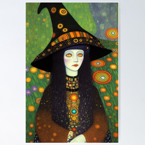 Item preview, Classic Abstract Witch Art designed and sold by TheDarkWardrobe.