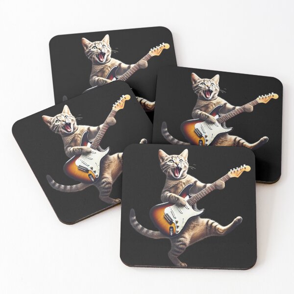 Item preview, Rocking Cat: Guitar Solo in Action! designed and sold by Linework Studio.