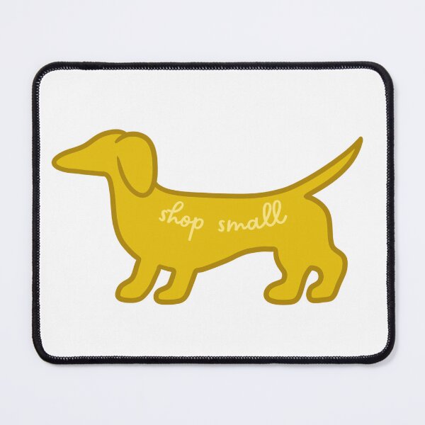 Item preview, Shop Small Dachshund- Yellow designed and sold by NDeYoungLLC.