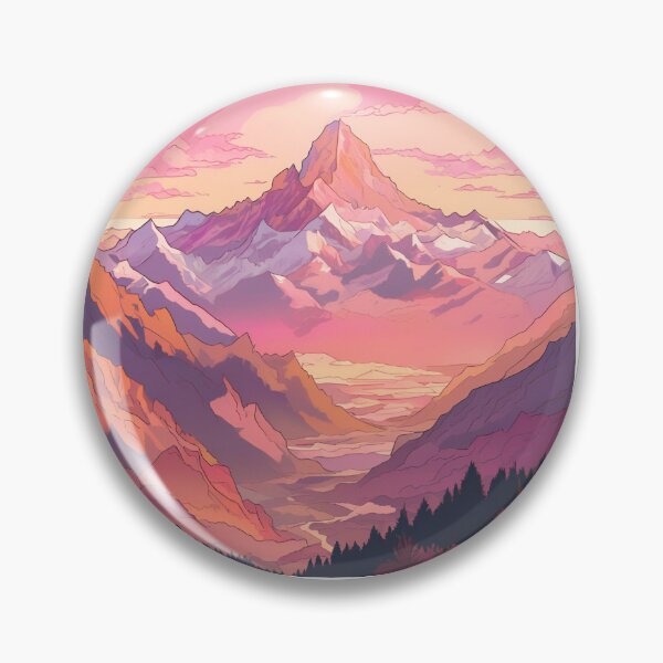 Item preview, snowy mountains  designed and sold by Comfymuffin.
