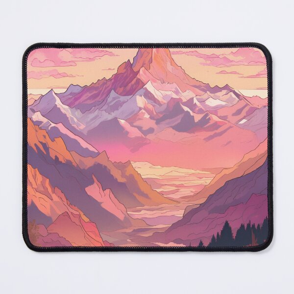 Item preview, snowy mountains  designed and sold by Comfymuffin.