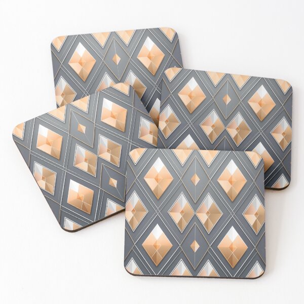 Item preview, An Argyle pattern design featuring metallic effects, such as gold or silver lines. designed and sold by HEMRO.