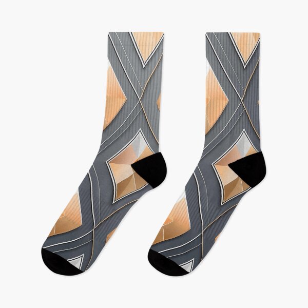 Item preview, An Argyle pattern design featuring metallic effects, such as gold or silver lines. designed and sold by HEMRO.