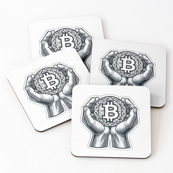 Item preview, Diamond Hands Bitcoin designed and sold by pixelpulsenyc.