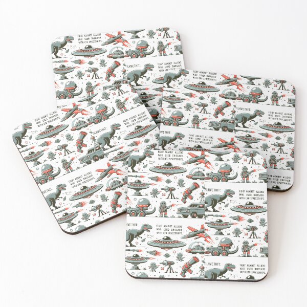 Item preview, Cartoon dinosaurs have b designed and sold by Mewchill.