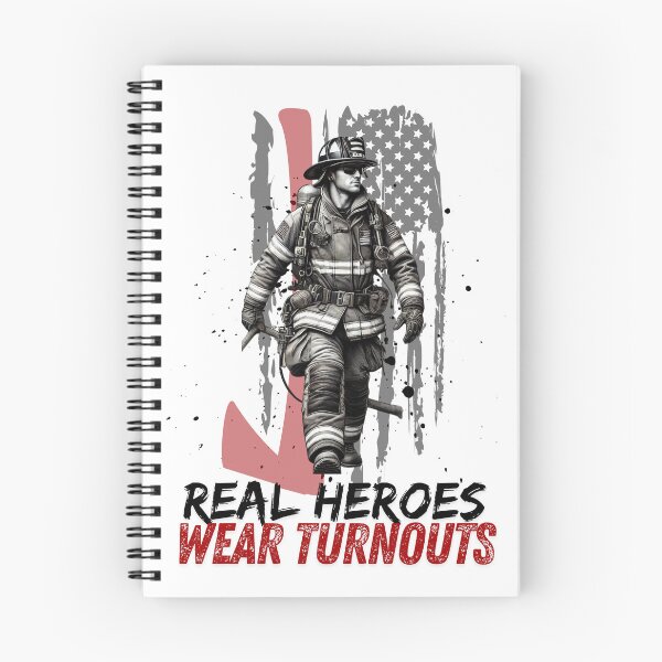 Item preview, Firefighter: Real Heroes Wear Turnouts designed and sold by VibingtoNature.