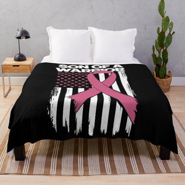 Item preview, Son of a Warrior Breast Cancer Awareness Ribbon Design designed and sold by Inspire-DuDe.