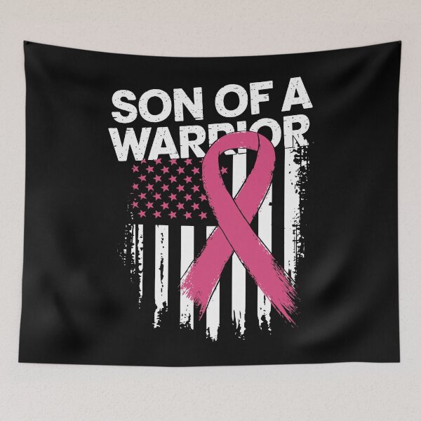 Item preview, Son of a Warrior Breast Cancer Awareness Ribbon Design designed and sold by Inspire-DuDe.