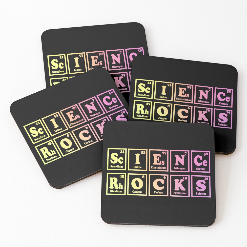Item preview, Coasters (Set of 4) designed and sold by ScienceCorner.