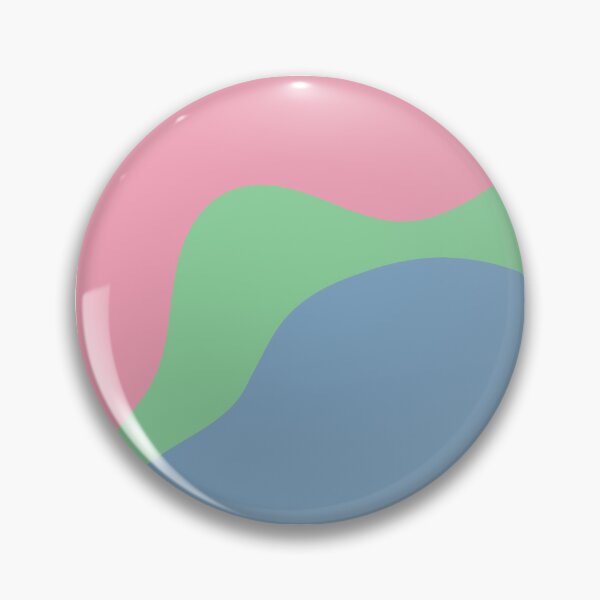 Item preview, Light Pastel Bright Retro Wavy Pink, Green, and Blue Pattern designed and sold by ToadsEye.