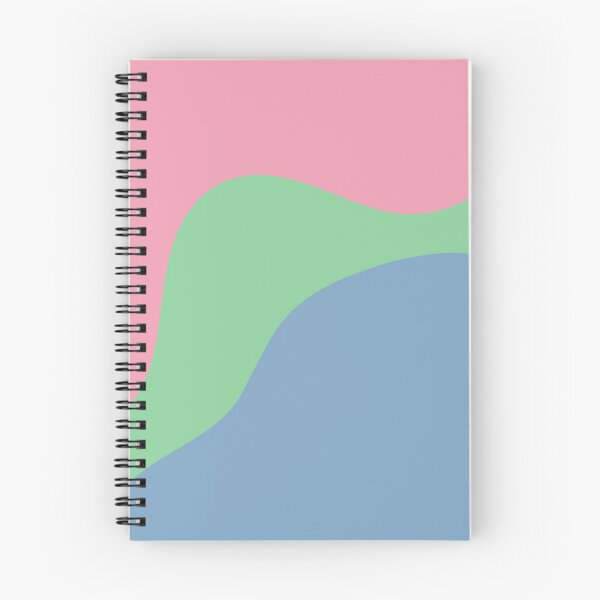 Artikelvorschau, Light Pastel Bright Retro Wavy Pink, Green, and Blue Pattern entworfen und verkauft von ToadsEye.