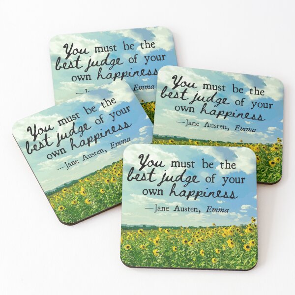 Item preview, You Must Be the Best Judge of Your Own Happiness designed and sold by NerdyThreadArt.