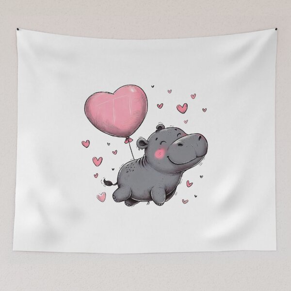 Item preview, Adorable Moo Deng: The Viral Baby Hippo Design for T-Shirts and More designed and sold by H Jonas.
