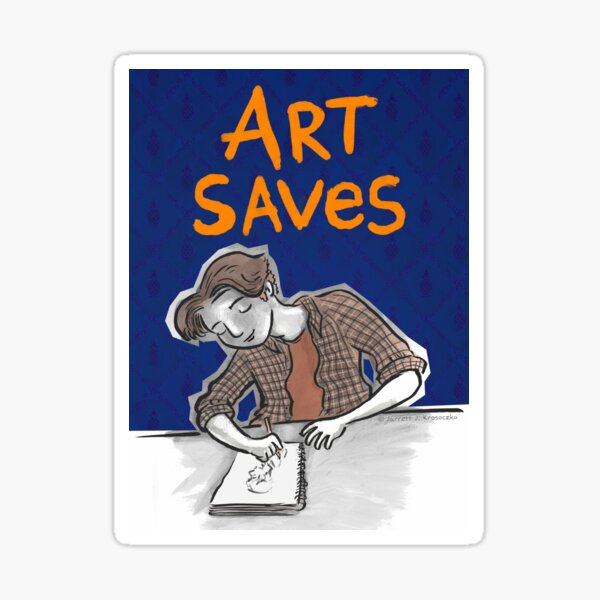 Item preview, Art Saves from Hey, Kiddo designed and sold by Jarrett J. Krosoczka.