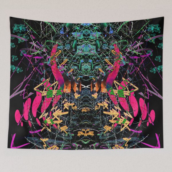 Item preview, Abstract Psychedelic Symmetry 5 designed and sold by Discordant Dreams Art.