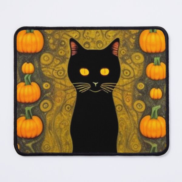 Item preview, Halloween Black Cat & Pumpkins  designed and sold by TheDarkWardrobe.