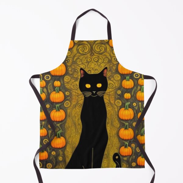 Item preview, Halloween Black Cat & Pumpkins designed and sold by TheDarkWardrobe.