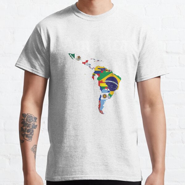 Item preview, (black) "América" T-shirt by @asif.tv designed and sold by Andrés Acosta (@AsIf.tv).