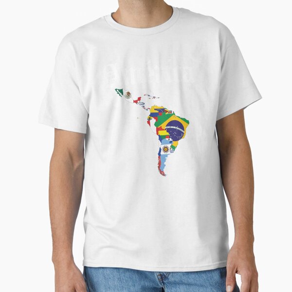 Artikel-Vorschau von (schwarz) „América“ T-Shirt von @asif.tv, designt und verkauft von Andrés Acosta (@AsIf.tv).