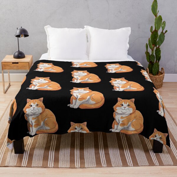Item preview, Chunky orange cat sticker designed and sold by FlawlessDraft.