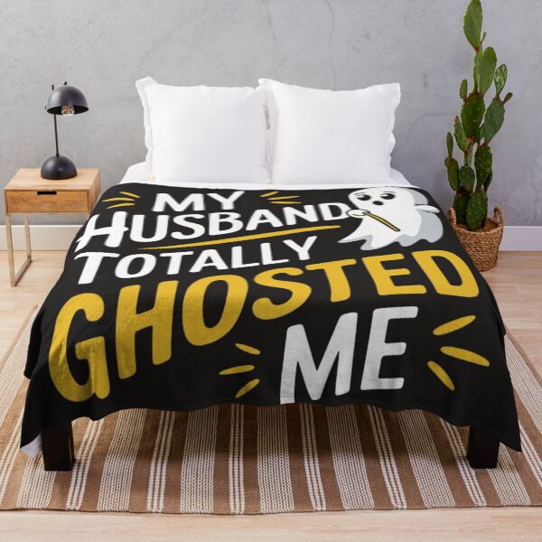 Item preview, MY HUSBAND TOTALLY GHOSTED ME T shirt designed and sold by wellie-chic.