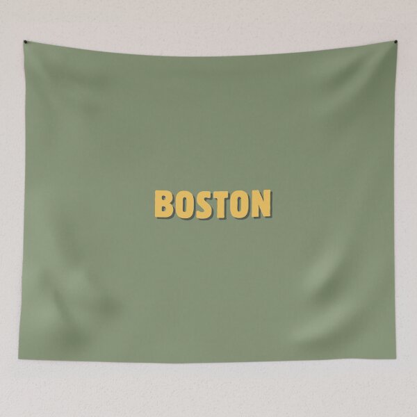 Item preview, Boston (block typeface) olive minimalist designed and sold by DesignCollectiv.
