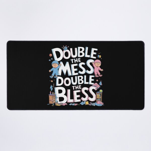 Item preview, Double the Mess Double the Bless designed and sold by Heneket.