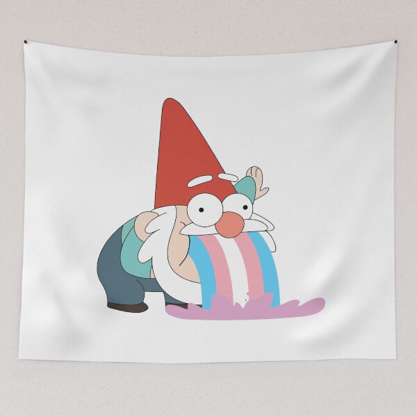 Item preview, Gravity Falls Gnome Trans Pride Flag designed and sold by gfmemer.