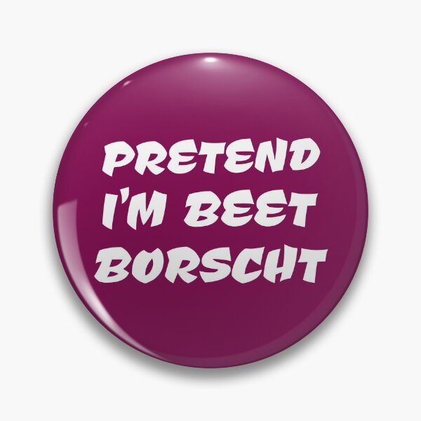 Item preview, Pretend I'm Beet Borscht Lazy Halloween Jewish Food designed and sold by SharpThreadZ.
