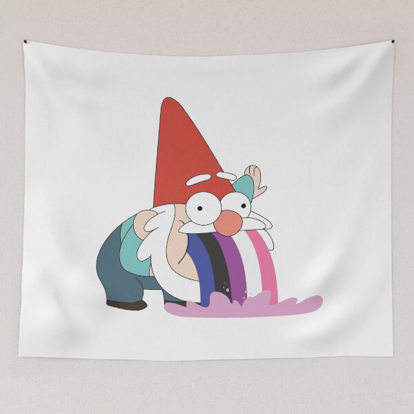 Item preview, Gravity Falls Gnome genderfluid Pride Flag designed and sold by gfmemer.