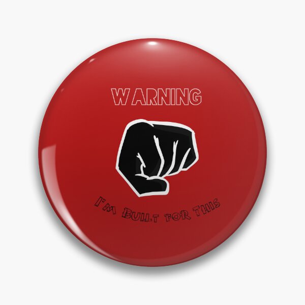 Item preview, Warning, I'm Built for This designed and sold by IronicalDesigns.