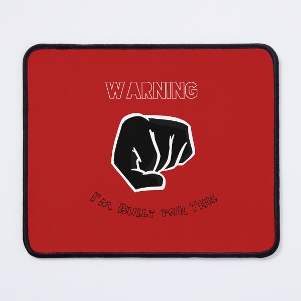 Item preview, Warning, I'm Built for This designed and sold by IronicalDesigns.