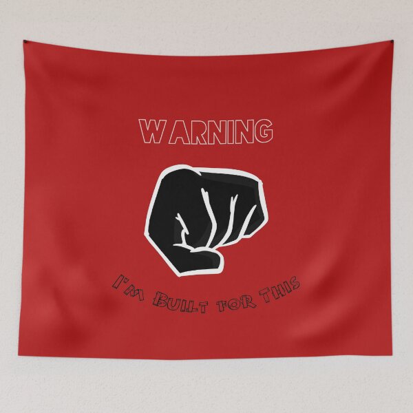 Item preview, Warning, I'm Built for This designed and sold by IronicalDesigns.