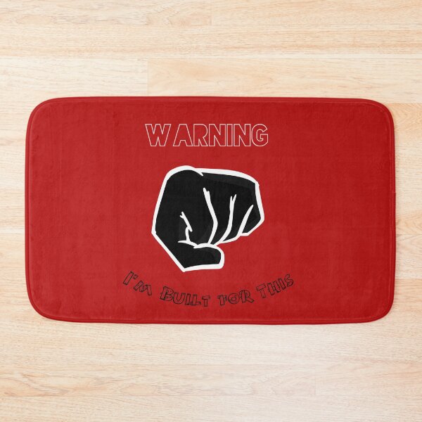 Item preview, Warning, I'm Built for This designed and sold by IronicalDesigns.