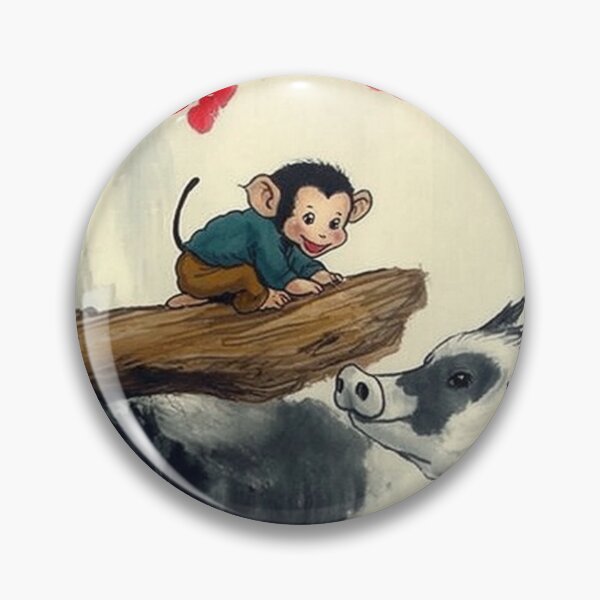 Item preview, monkey and boar designed and sold by PricklyPeanut.