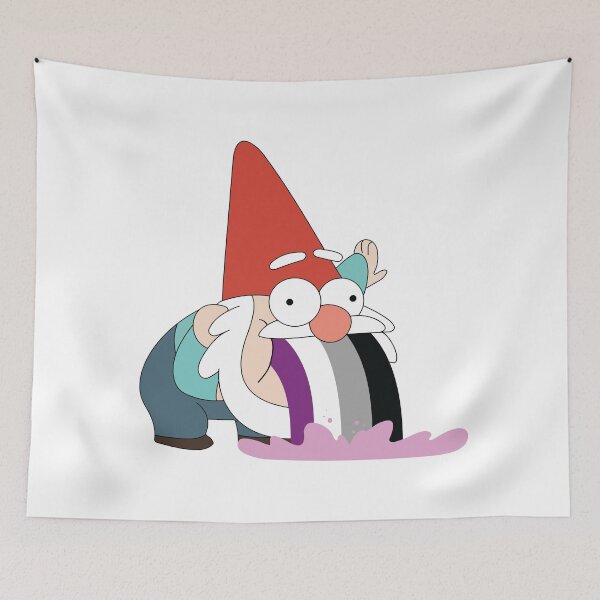 Item preview, Gravity Falls Gnome Asexual Pride Flag designed and sold by gfmemer.