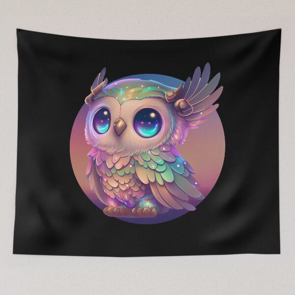 Item preview, Dreamer Owl: Cosmic Night Vision designed and sold by GusiaTreasures.