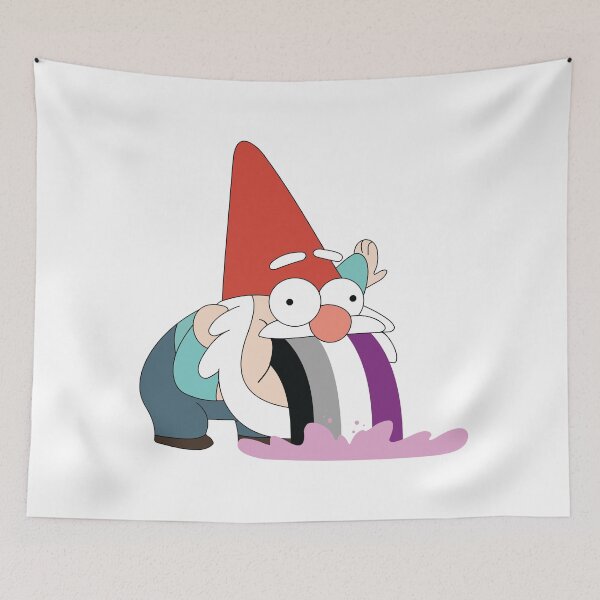 Item preview, Gravity Falls Gnome Asexual Pride Flag designed and sold by gfmemer.