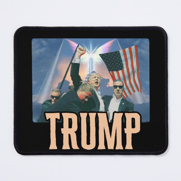 Item preview, Trump Iconic Picture with Angel design designed and sold by PerkyParakeet.