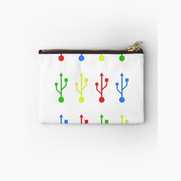 Item preview, Multicoloured USB symbols design designed and sold by GetItGiftIt.