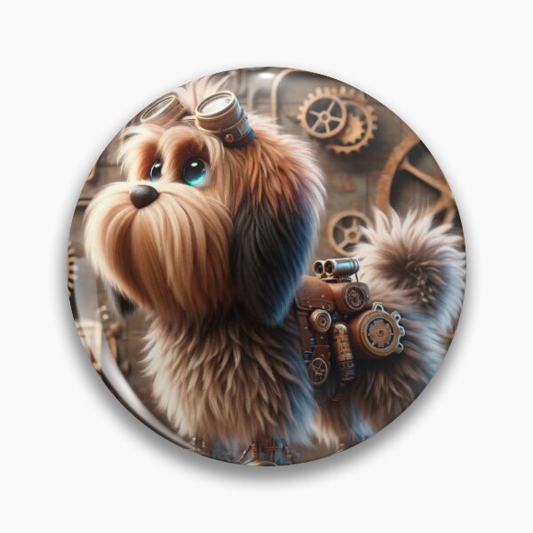 Item preview, Steampunk Briard designed and sold by Sillytoe.