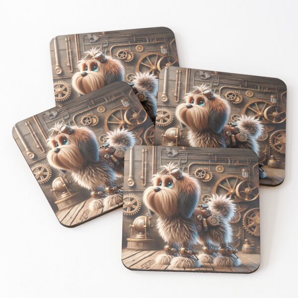Item preview, Steampunk Briard designed and sold by Sillytoe.