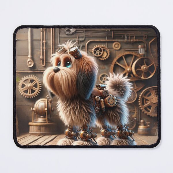 Item preview, Steampunk Briard designed and sold by Sillytoe.