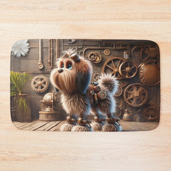 Item preview, Steampunk Briard designed and sold by Sillytoe.