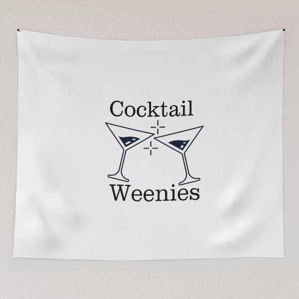 Item preview, Cocktail Weenies, funny dog designed and sold by khallidaart.