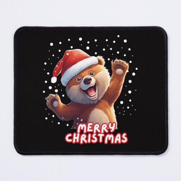 Item preview, Christmas bear Merry Christmas Cat Animals Bear designed and sold by Design_Your_Day.