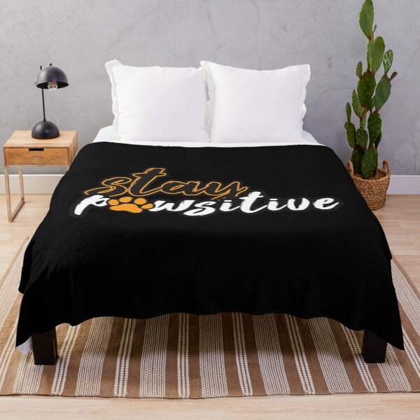 Item preview, Stay pawsitive dog lover saying designed and sold by SleekVisuals.